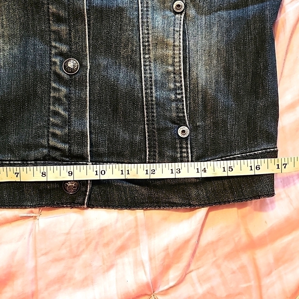 HARLEY Davidson Jeans Jacket. - Picture 8 of 10